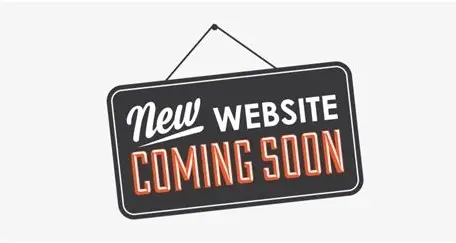 New website coming soon